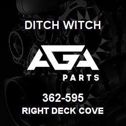 362-595 Ditch Witch RIGHT DECK COVE | AGA Parts