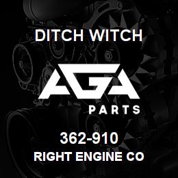 362-910 Ditch Witch RIGHT ENGINE CO | AGA Parts