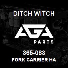 365-083 Ditch Witch FORK CARRIER HA | AGA Parts