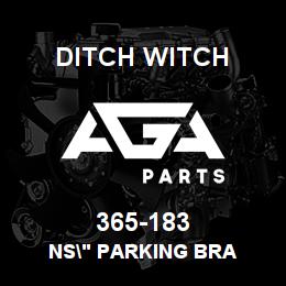 365-183 Ditch Witch NS" PARKING BRA | AGA Parts