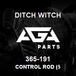 365-191 Ditch Witch CONTROL ROD (5 | AGA Parts