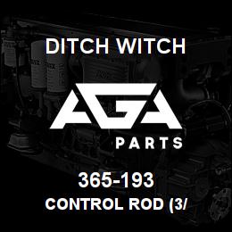 365-193 Ditch Witch CONTROL ROD (3/ | AGA Parts