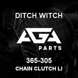 365-305 Ditch Witch CHAIN CLUTCH LI | AGA Parts