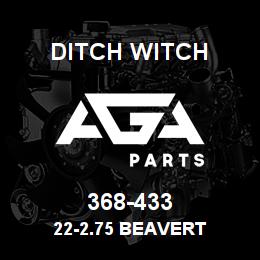 368-433 Ditch Witch 22-2.75 BEAVERT | AGA Parts
