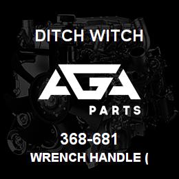 368-681 Ditch Witch WRENCH HANDLE ( | AGA Parts