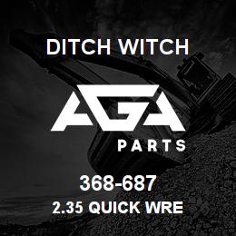 368-687 Ditch Witch 2.35 QUICK WRE | AGA Parts