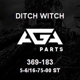369-183 Ditch Witch 5-6/16-75-00 ST | AGA Parts