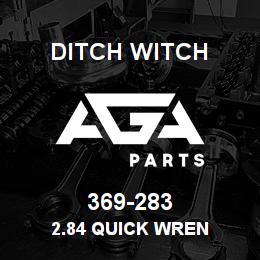 369-283 Ditch Witch 2.84 QUICK WREN | AGA Parts