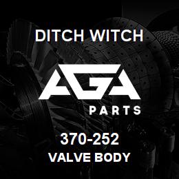 370-252 Ditch Witch VALVE BODY | AGA Parts