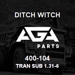 400-104 Ditch Witch TRAN SUB 1.31-6 | AGA Parts