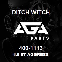 400-1113 Ditch Witch 6.0 ST AGGRESS | AGA Parts