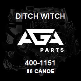 400-1151 Ditch Witch 86 CANOE | AGA Parts