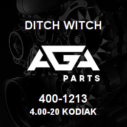 400-1213 Ditch Witch 4.00-20 KODIAK | AGA Parts