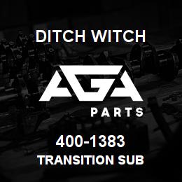 400-1383 Ditch Witch TRANSITION SUB | AGA Parts