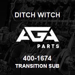 400-1674 Ditch Witch TRANSITION SUB | AGA Parts