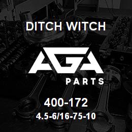 400-172 Ditch Witch 4.5-6/16-75-10 | AGA Parts