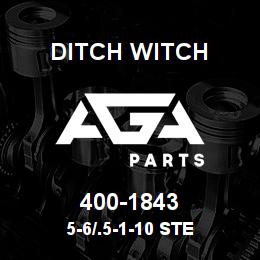 400-1843 Ditch Witch 5-6/.5-1-10 STE | AGA Parts