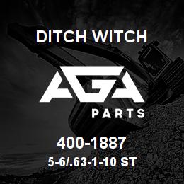 400-1887 Ditch Witch 5-6/.63-1-10 ST | AGA Parts