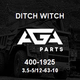 400-1925 Ditch Witch 3.5-5/12-63-10 | AGA Parts