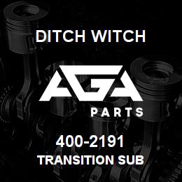400-2191 Ditch Witch TRANSITION SUB | AGA Parts