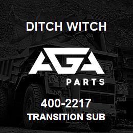 400-2217 Ditch Witch TRANSITION SUB | AGA Parts