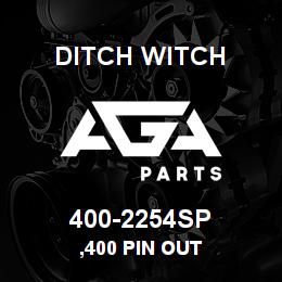 400-2254SP Ditch Witch ,400 Pin out | AGA Parts