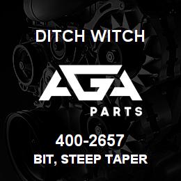 400-2657 Ditch Witch BIT, STEEP TAPER | AGA Parts