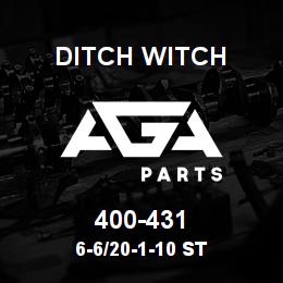400-431 Ditch Witch 6-6/20-1-10 ST | AGA Parts