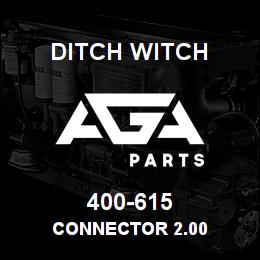 400-615 Ditch Witch CONNECTOR 2.00 | AGA Parts