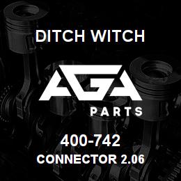 400-742 Ditch Witch CONNECTOR 2.06 | AGA Parts