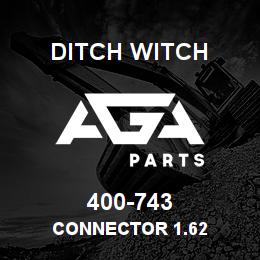 400-743 Ditch Witch CONNECTOR 1.62 | AGA Parts