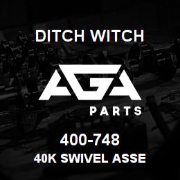400-748 Ditch Witch 40K SWIVEL ASSE | AGA Parts