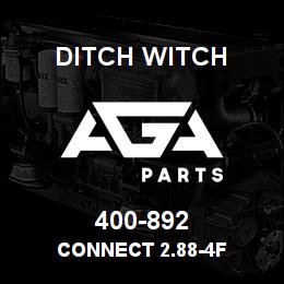 400-892 Ditch Witch CONNECT 2.88-4F | AGA Parts