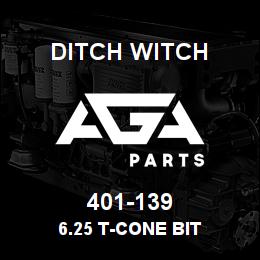401-139 Ditch Witch 6.25 T-CONE BIT | AGA Parts
