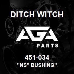451-034 Ditch Witch "NS" BUSHING" | AGA Parts