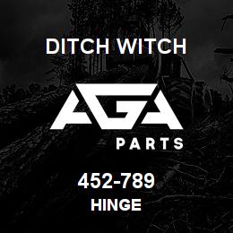452-789 Ditch Witch HINGE | AGA Parts