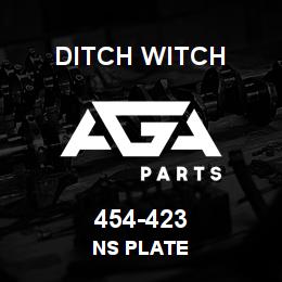 454-423 Ditch Witch NS PLATE | AGA Parts