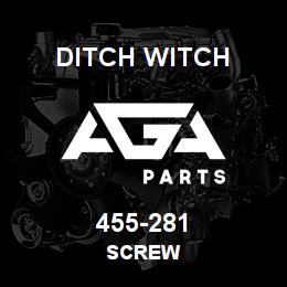 455-281 Ditch Witch SCREW | AGA Parts