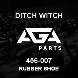 456-007 Ditch Witch RUBBER SHOE | AGA Parts