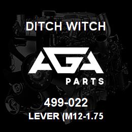 499-022 Ditch Witch LEVER (M12-1.75 | AGA Parts