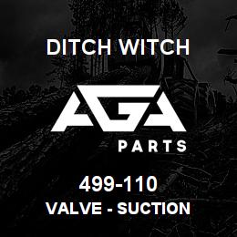 499-110 Ditch Witch VALVE - SUCTION | AGA Parts