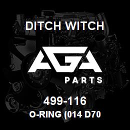 499-116 Ditch Witch O-RING (014 D70 | AGA Parts
