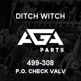 499-308 Ditch Witch P.O. CHECK VALV | AGA Parts