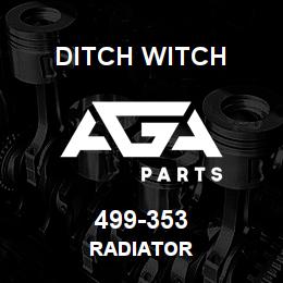 499-353 Ditch Witch RADIATOR | AGA Parts