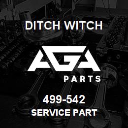 499-542 Ditch Witch SERVICE PART | AGA Parts