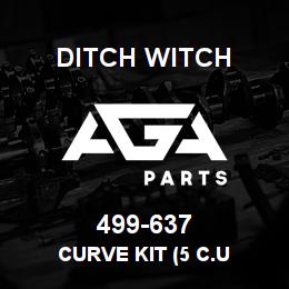 499-637 Ditch Witch CURVE KIT (5 C.U | AGA Parts