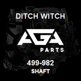 499-982 Ditch Witch SHAFT | AGA Parts