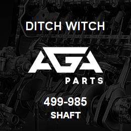 499-985 Ditch Witch SHAFT | AGA Parts
