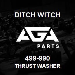 499-990 Ditch Witch THRUST WASHER | AGA Parts