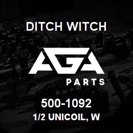 500-1092 Ditch Witch 1/2 UNICOIL, W | AGA Parts